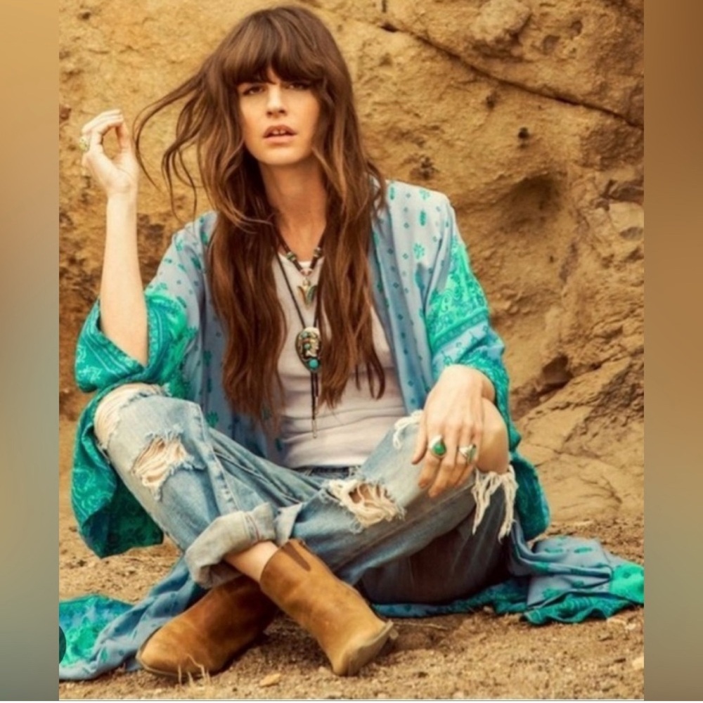 Vintage spell full length kimono robe